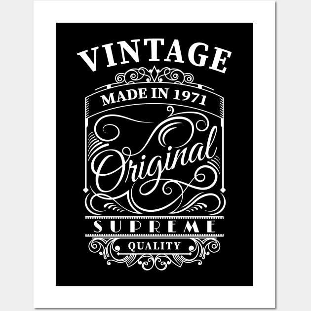 Vintage made in 1971 Wall Art by captainmood